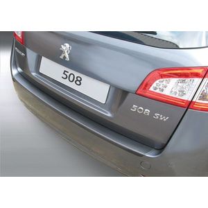 Achterbumper Beschermer | Peugeot 508 SW / RXH 2011- | ABS Kunststof | zwart