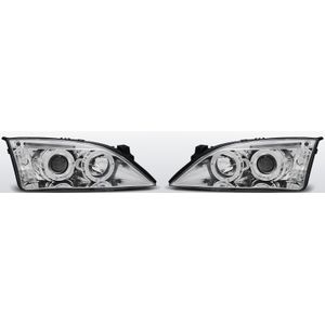 Koplampen Angel Eyes | Ford Mondeo MK3 2000-2007 | chroom