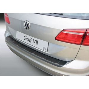 Achterbumper Beschermer | Volkswagen Golf VII Sportsvan 2014- 'Ribbed' | ABS Kunststof | zwart