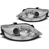 Koplampen LED DRL | Seat Ibiza 6J 2008-2012 | Chroom | LED Knipperlicht