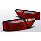 Achterlichten | Audi | A5 2007-2011 | LED-BAR | rood / wit