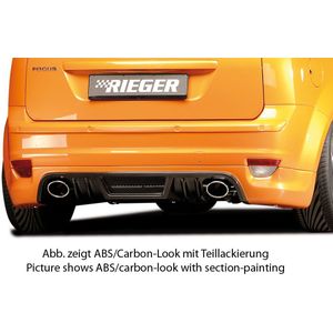 Rieger achteraanzetstuk | Focus 2: 07.04-01.08 (tot Facelift) - 3-drs., 5-drs. | stuk carbonlook abs | Rieger Tuning