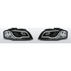 Koplampen Tube Light | Audi A3 8P 2003-2008-drllook-zwart