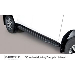 Side Bars | Honda | CR-V 18- 5d suv. | Hybrid | zwart Pedana RVS