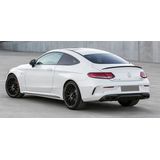 Diffuser | Mercedes-Benz | C-klasse Cabriolet 16-18 2d cab. / C-klasse Coupé 15-18 2d cou. | alleen AMG | C63 AMG-Look | zwart | 01