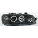 Koplampen Angel Eyes | Fiat Punto 1999-2003 | zwart