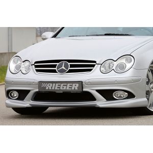Rieger frontspoiler | CLK-Klasse (W209): 00.02-06.04 (tot Facelift / tot model 2005) - Cabrio, Coupé | stuk ongespoten abs | Rieger Tuning