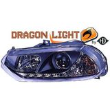 Koplampen Devil Eyes | Alfa Romeo 156 1997-2006 | LED | zwart