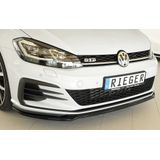 Rieger spoiler alleen voor GTI / GTD / GTE | Golf 7 GTI: 02.17- (vanaf Facelift) - 3-drs., 5-drs.  Golf 7 GTD: 02.17- (vanaf Facelift) - 3-drs., 5-drs.  Golf 7 GTE: 02.17- (vanaf Facelift) - 3-drs., 5-drs. | stuk glanzend abs | Rieger Tuning