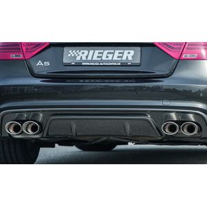 Rieger Einddemper, Links, Rechts, Y-Adapter 55mm | A5 (B8/B81): 10.11- (vanaf Facelift) - Sportback | stuk rvs | Rieger Tuning