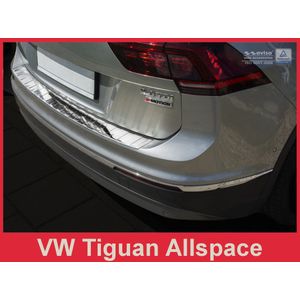 Achterbumperbeschermer | Volkswagen | Tiguan 16- 5d suv. / Tiguan Allspace 17- 5d suv. | RVS chroom