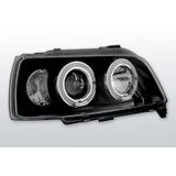 Koplampen Angel Eyes | Renault Clio 1 1990-1995 | zwart