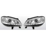 Koplampen LED DRL | Opel Zafira 1999-2005 | chroom