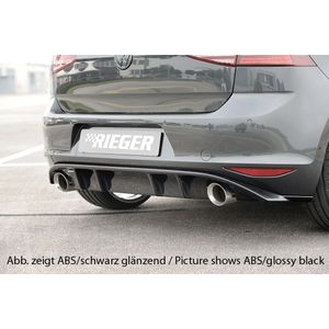 Rieger diffuser | VW Golf 7 GTI tot facelift | ABS | zwart