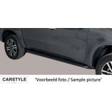 Side Bars | Volkswagen | Caddy Cargo 20- 3d bes. | RVS Side Protection zwart