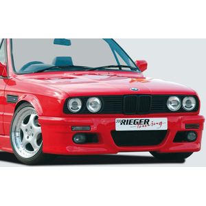 Rieger voorbumper Sport-Look | 3er E30 - Coupé, Cabrio, Lim., Touring | stuk ongespoten abs | Rieger Tuning