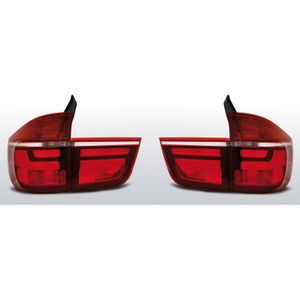 Achterlichten BMW X5 E70 2007-2010 | LED-BAR | rood / wit