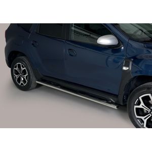 Side Bars | Dacia | Duster 18- 5d suv. | RVS rvs zilver Oval Grand Pedana