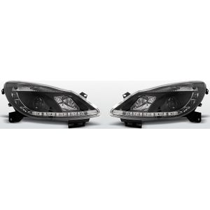 Koplampen LED DRL | Opel Corsa D 2006- | zwart