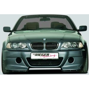 Rieger voorbumper CS-Look | 3-Serie E46: 02.98-12.01 (tot Facelift), 02.02- (vanaf Facelift) - Cabrio, Coupé | stuk ongespoten abs | Rieger Tuning