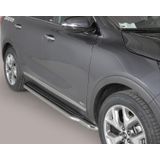 Side Bars | Kia | Sorento 15- 5d suv. | RVS rvs zilver Pedana