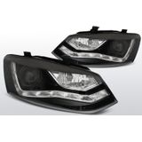 Koplampen Devil Eyes | VW Polo 6R 2009-2014 | zwart