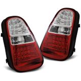 Achterlichten | Mini | Cooper 01-07 3d hat. R50/R53 / Cabrio 04-09 2d cab. R52 | LED | rood en wit