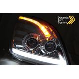 Koplampen | Toyota | Land Cruiser 02-10 3d suv. / Land Cruiser 02-10 5d suv. | LED | Tube Light | Dynamic Turn Signal | chroom