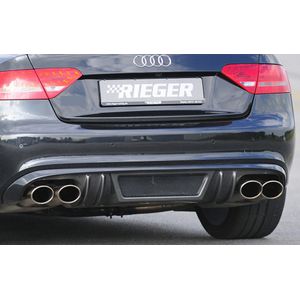 Rieger Einddemper Audi A5, 4cyl. ø 66mm overstromingen binnen | A5 (B8/B81): 06.07-07.11 (tot Facelift), 10.11- (vanaf Facelift) - Coupé, Cabrio | stuk rvs | Rieger Tuning