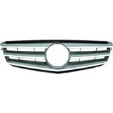 Grill | Mercedes Benz C-Klasse 2007-2011 -chroomzilver