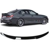 Achterspoiler | BMW | 3-serie 2019-2022 4d sedan G20 | M340i M4-Look | glanzend zwart | 01