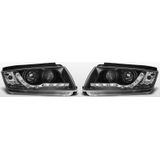 Koplampen LED DRL | Skoda Fabia 1999-2008 | zwart