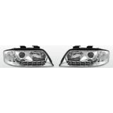 koplampen Devil Eyes | Audi A6 1997-2000 | chrome