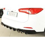 Diffuser | Ford | Focus IV ST-Line / ST 2018- 5d stationwagon | DDR Sport uitlaat | zonder trekhaak | ABS | Rieger Tuning | glanzend