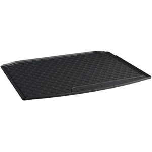 Rubber kofferbakmat | Volkswagen | Tiguan 16-20 5d suv. / Tiguan 20- 5d suv. | 5-zits | lage laadvloer | zwart | Gledring