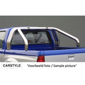 Roll Bar | Mitsubishi | L200 12-15 2d pic. | C.C. | 3-pijps | rvs zilver RVS