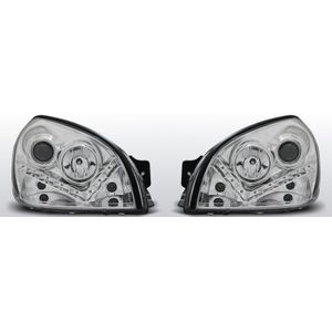 Koplampen LED DRL | Hyundai Tucson 2004-2010 | chroom