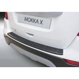 Achterbumper Beschermer | Opel Mokka X 2016- 'Ribbed' | ABS Kunststof | zwart