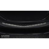 Achterbumperbeschermer | Mercedes-Benz | C-klasse 14-18 4d sed. W205 / C-klasse 18- 4d sed. W205 | Ribs | RVS zwart