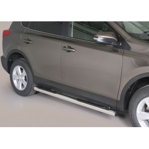 Side Bars | Toyota | RAV4 13-16 5d suv. / RAV4 16-18 5d suv. | rvs zilver Grand Pedana RVS