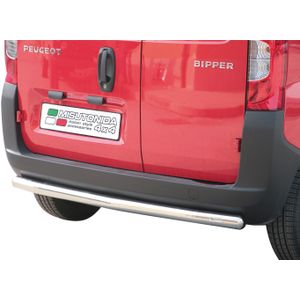 Rear Bar | Peugeot | Bipper Tepee 09-13 5d mpv. | zwart Rear Bar RVS