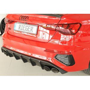 Diffuser | Audi | A3 Limousine 20- 4d sed. / S3 Limousine 20- 4d sed. | type GY | alleen S-Line / S3 | ongespoten | ABS | Rieger Tuning