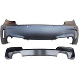 Achterbumper | BMW | 1-serie 04-07 5d hat. E87 / 1-serie 07-11 5d hat. E87 LCI / 1-serie 07-12 3d hat. E81 | M1-Look | M. PDC | Uitlaat ddr | 05