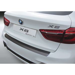 Achterbumper Beschermer | BMW X6 F16 2014- | ABS Kunststof | zwart