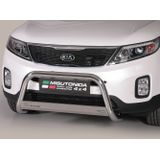 Pushbar | Kia | Sorento 12-15 5d suv. | RVS rvs zilver Medium Bar CE-keur