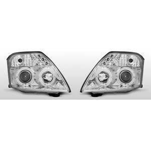 Koplampen Angel Eyes | Citroen C2 2003-2010 | chroom