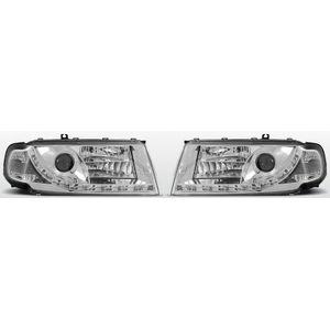 Koplampen Devil Eyes | Skoda Octavia I 2000-2004 | chroom