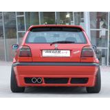 Rieger achteraanzetstuk | Golf 3: 08.91-09.97 - 3-drs., 5-drs., Cabrio | stuk ongespoten abs | Rieger Tuning