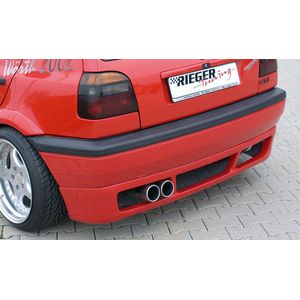 Rieger achteraanzetstuk | Golf 3: 08.91-09.97 - 3-drs., 5-drs., Cabrio | stuk ongespoten abs | Rieger Tuning