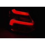 Achterlichten | Ford | Focus 14-18 5d hat. | LED | Dynamic Turn Signal | LED BAR rood en wit